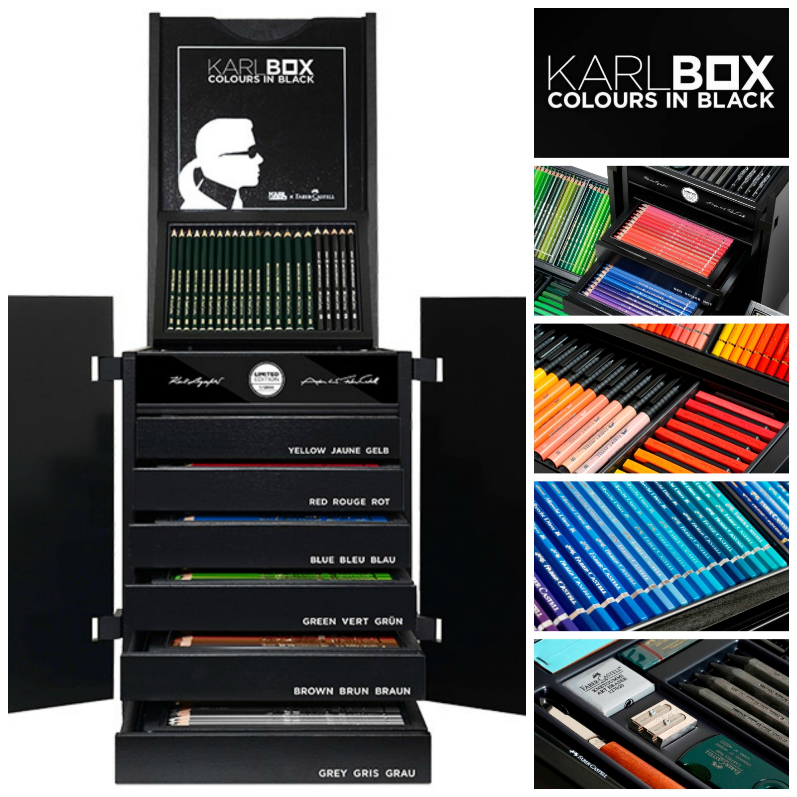 Set Creioane Art & Graphic KARL BOX FaberCastell set creioane